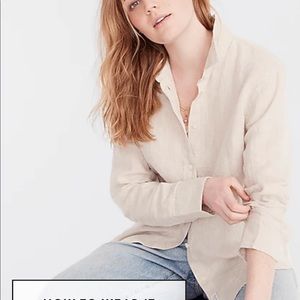 Baird McNutt Irish Linen button down